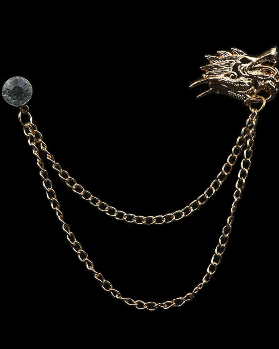 Collar Tassel Chain Lapel