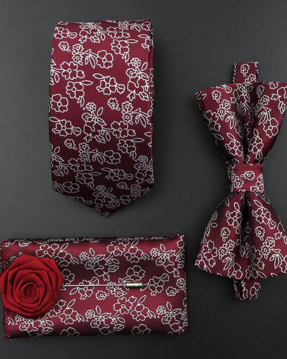 Jacquard Woven Tie Set