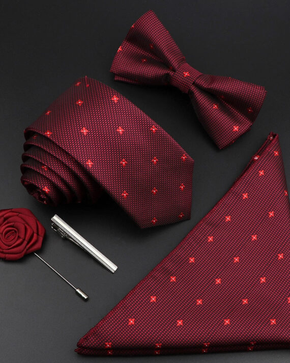Jacquard Woven Tie Set