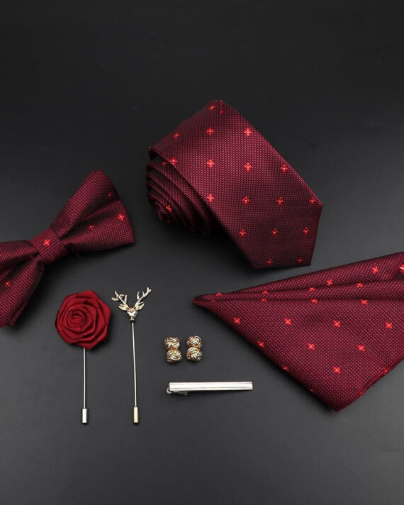 Jacquard Woven Tie Set