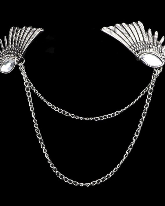 Collar Tassel Chain Lapel