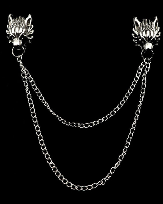 Collar Tassel Chain Lapel