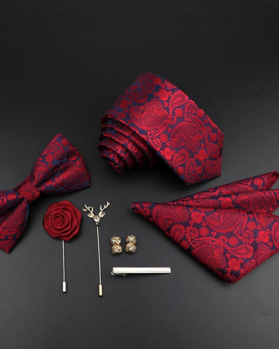 Jacquard Woven Tie Set
