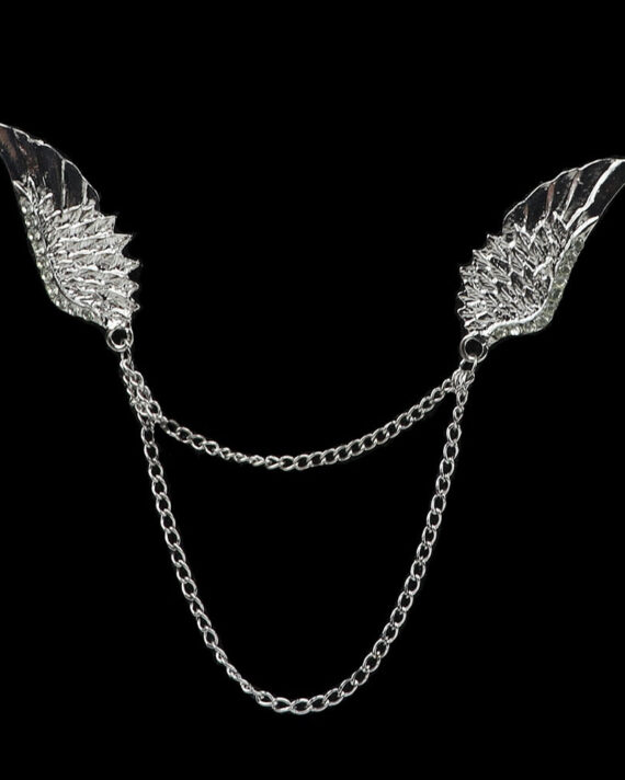 Collar Tassel Chain Lapel