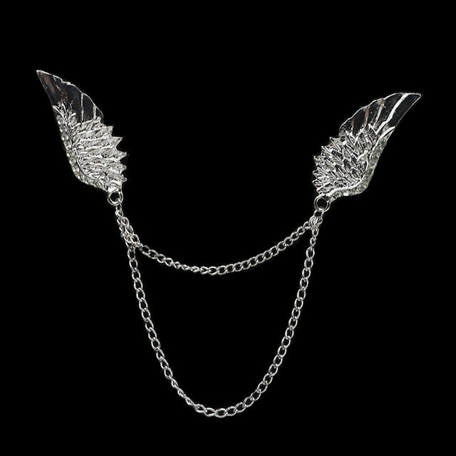 Collar Tassel Chain Lapel