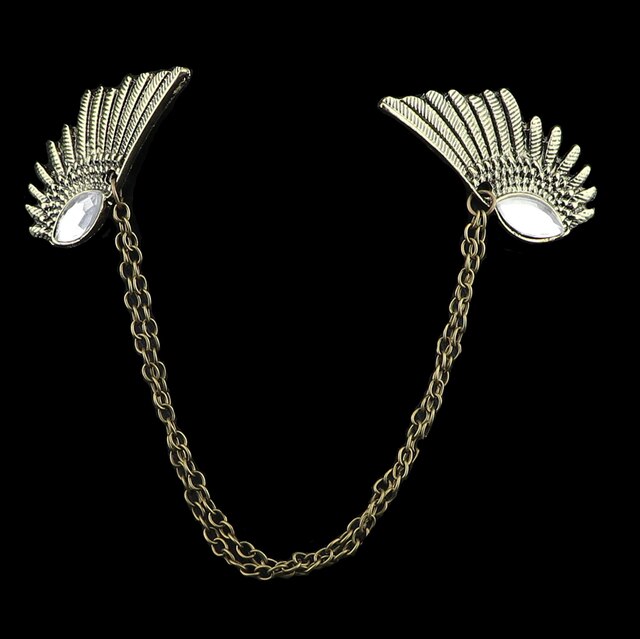 Collar Tassel Chain Lapel