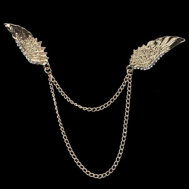 Collar Tassel Chain Lapel