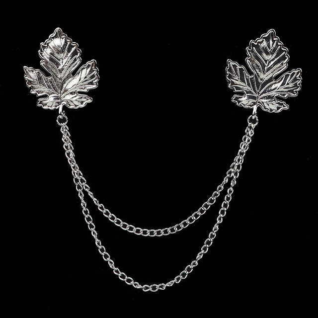 Collar Tassel Chain Lapel