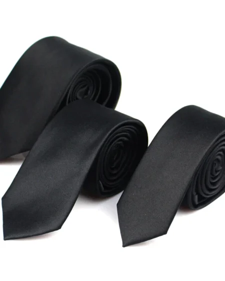 Classic Silk Black Tie