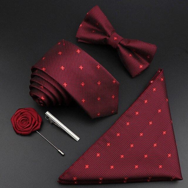 Jacquard Woven Tie Set