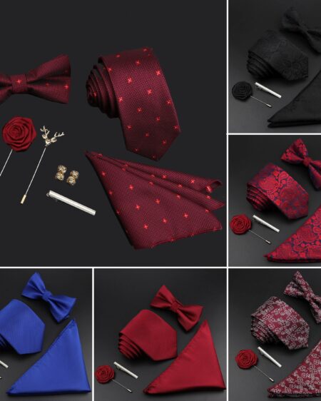 Jacquard Woven Tie Set