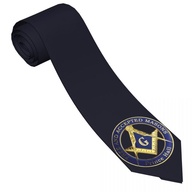 Masonic Print Tie
