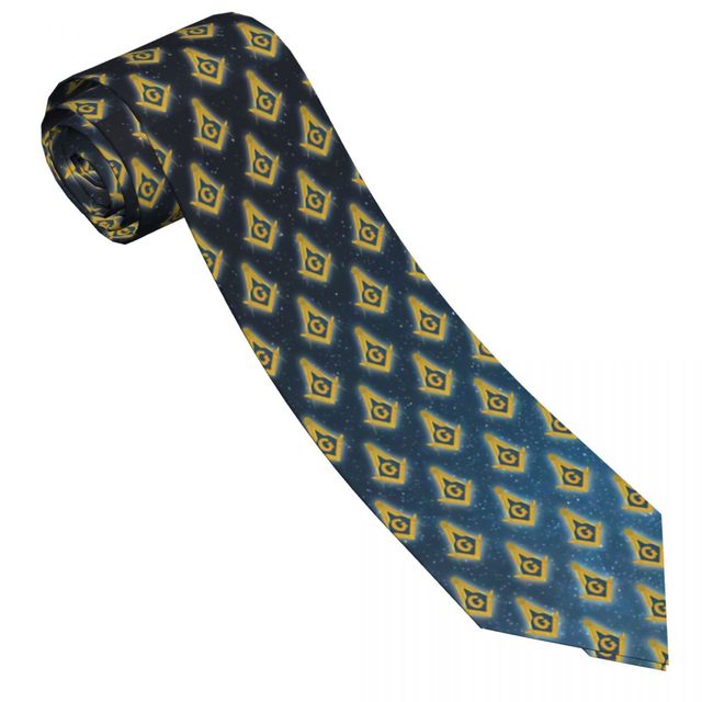 Masonic Print Tie
