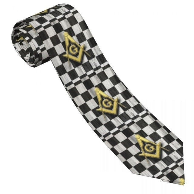 Masonic Print Tie