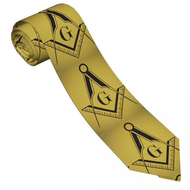Masonic Print Tie