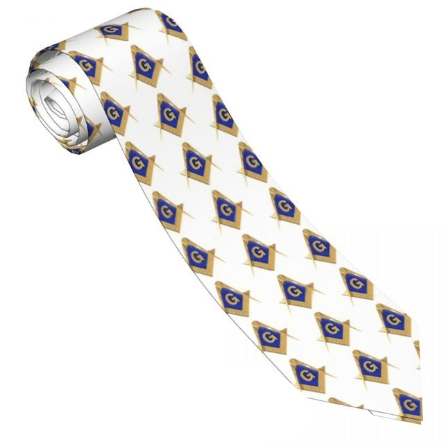 Masonic Print Tie