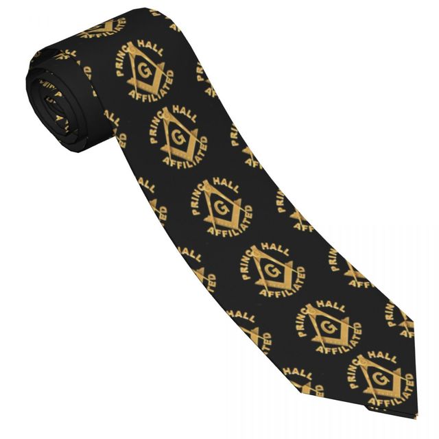 Masonic Print Tie