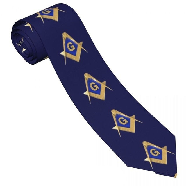 Masonic Print Tie