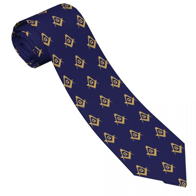 Masonic Print Tie