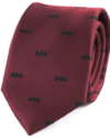 Jacquard Black Bat Tie