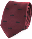 Jacquard Black Bat Tie