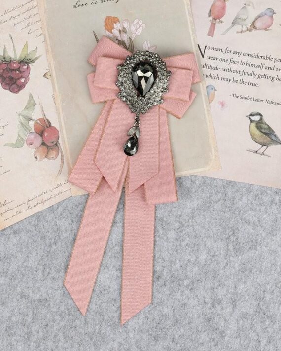 Classic Bowties Neck Tie Ribbon Rhinestone