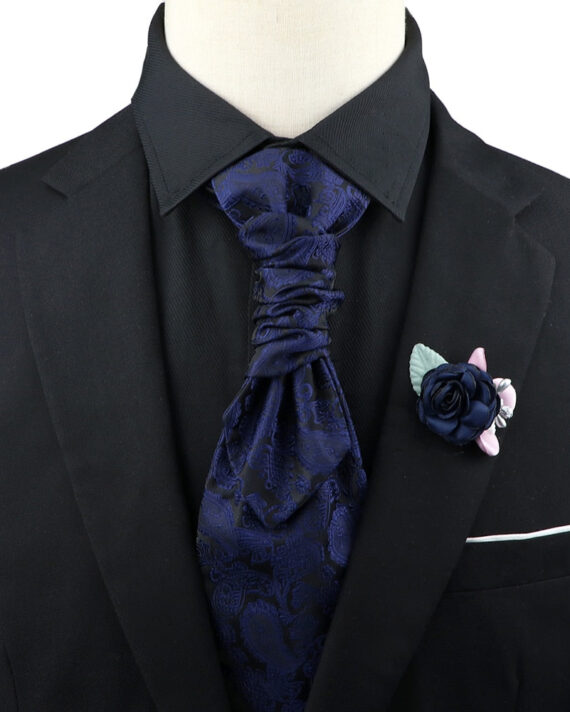 Premium Paisley Tie Brooch Set