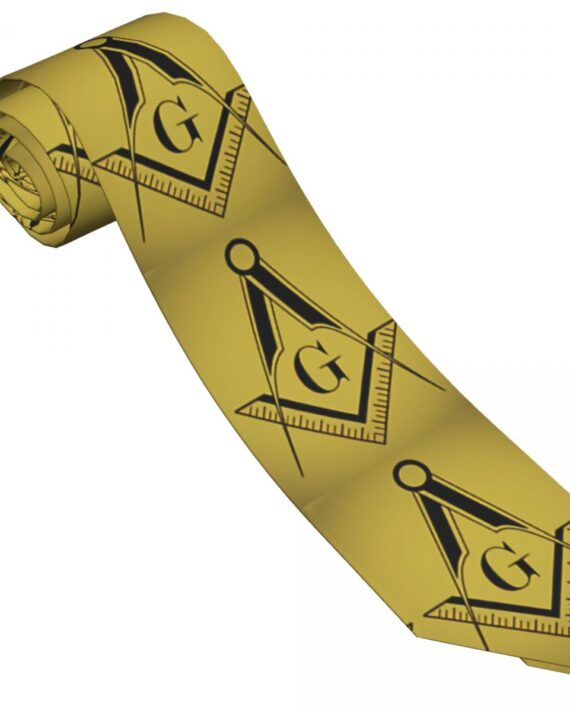 Masonic Print Tie