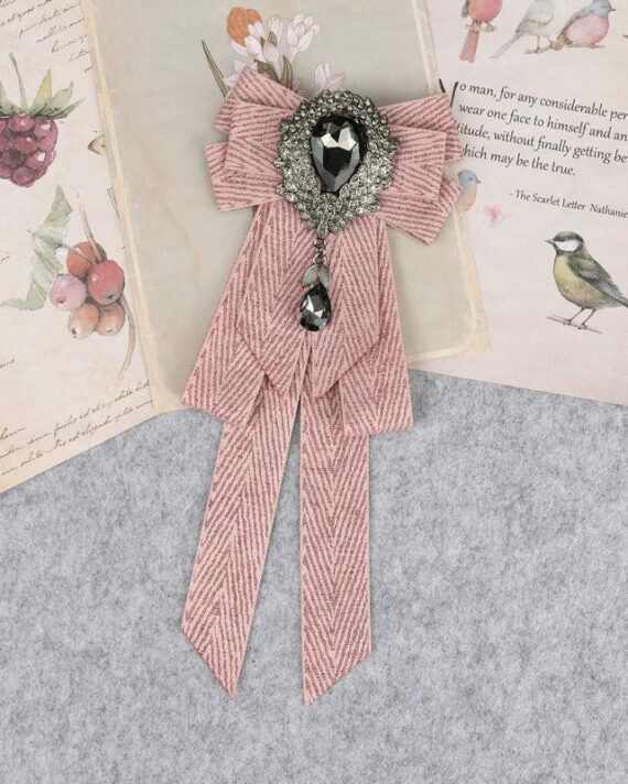 Classic Bowties Neck Tie Ribbon Rhinestone