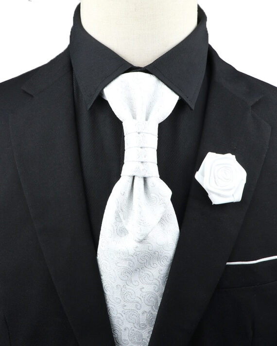 Premium Paisley Tie Brooch Set