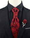 Premium Paisley Tie Brooch Set