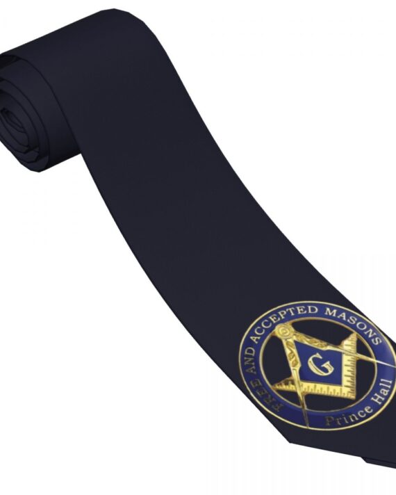 Masonic Print Tie