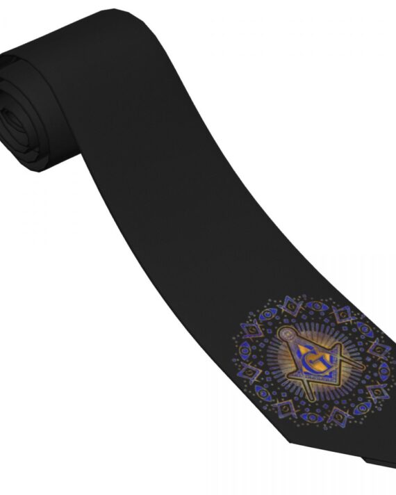 Masonic Print Tie