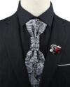 Premium Paisley Tie Brooch Set