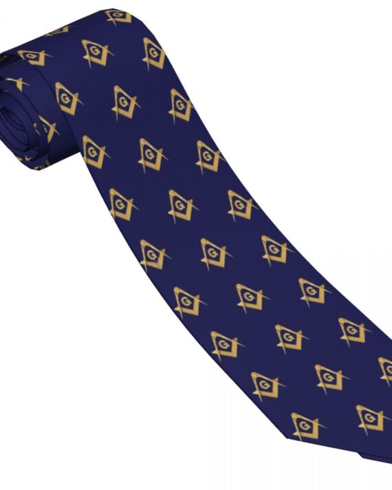 Masonic Print Tie