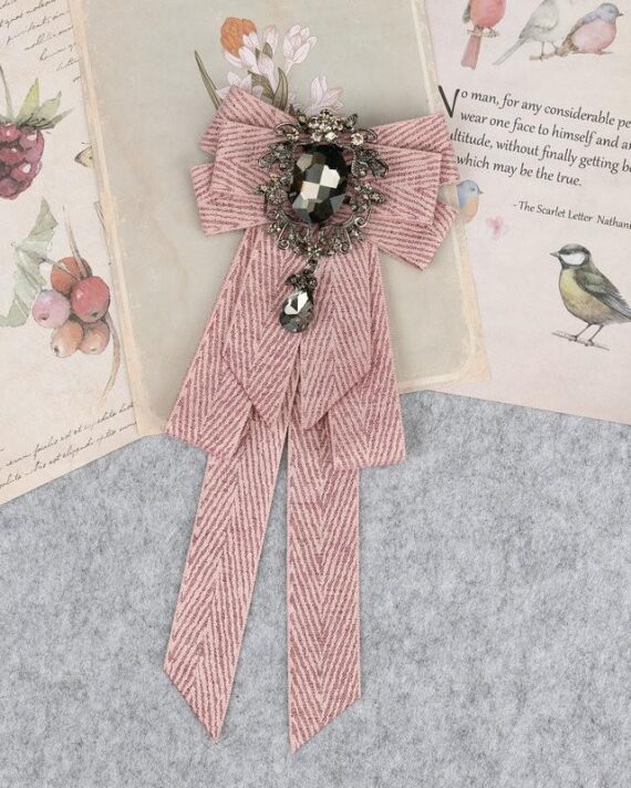 Classic Bowties Neck Tie Ribbon Rhinestone