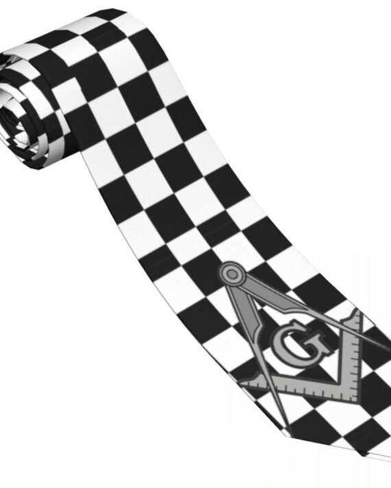 Masonic Print Tie