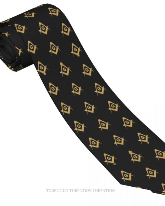 Masonic Print Tie
