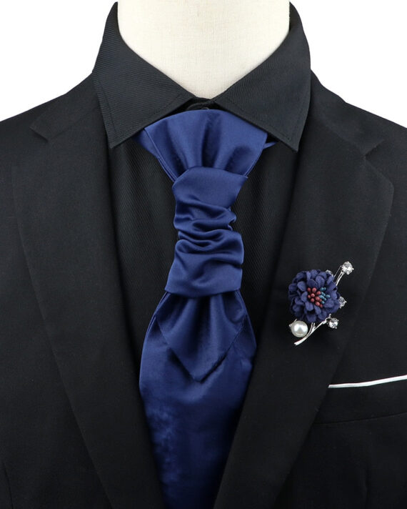 Premium Paisley Tie Brooch Set