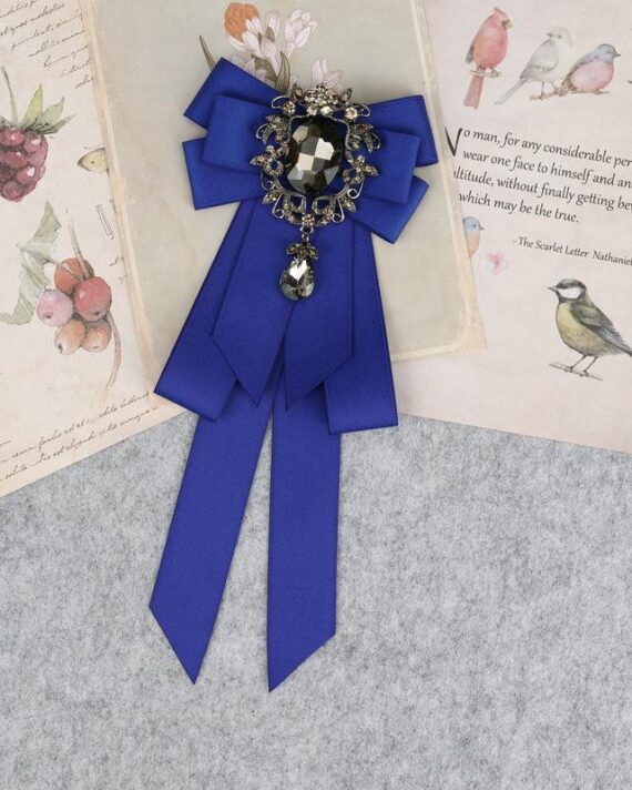 Classic Bowties Neck Tie Ribbon Rhinestone