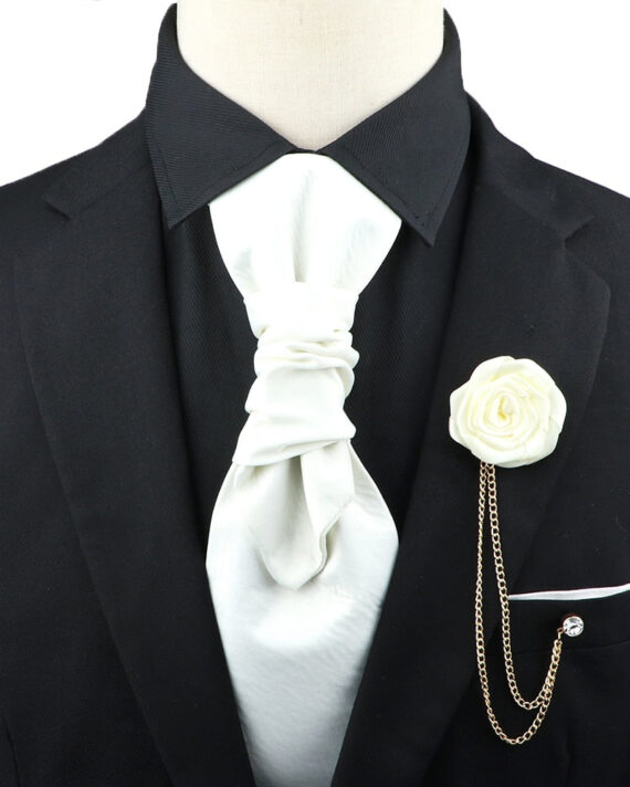 Premium Paisley Tie Brooch Set