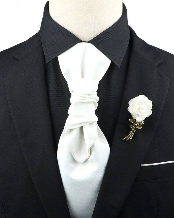 Premium Paisley Tie Brooch Set