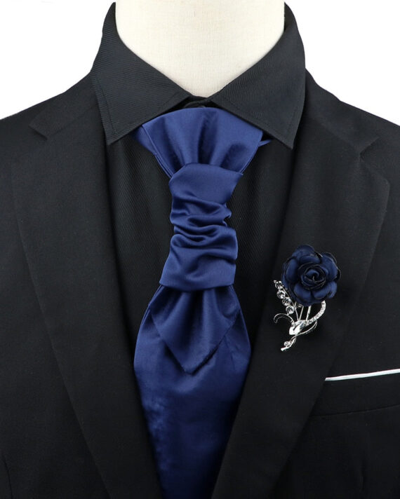 Premium Paisley Tie Brooch Set