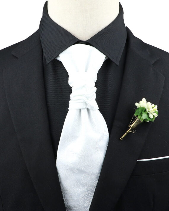 Premium Paisley Tie Brooch Set