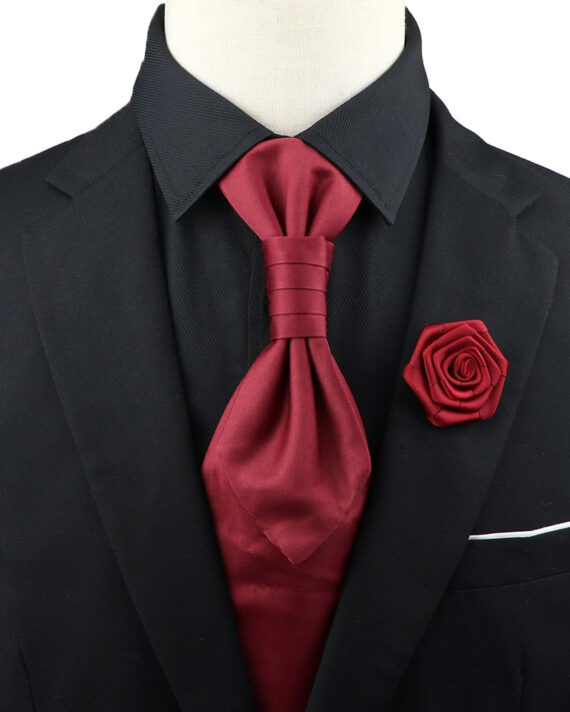 Premium Paisley Tie Brooch Set