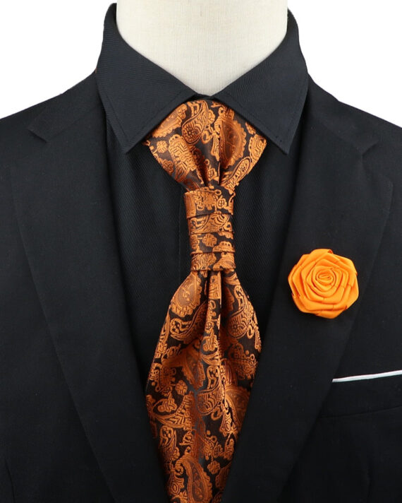Premium Paisley Tie Brooch Set