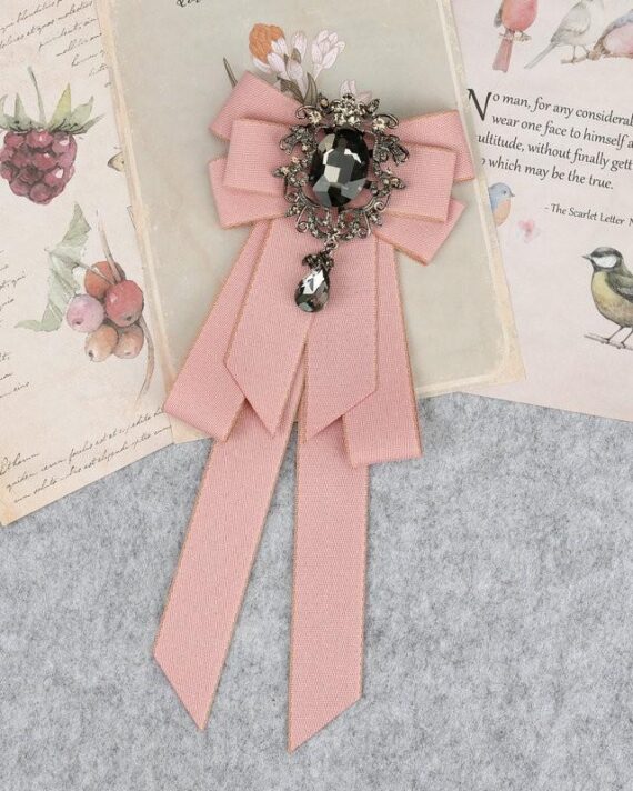 Classic Bowties Neck Tie Ribbon Rhinestone