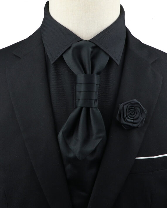 Premium Paisley Tie Brooch Set