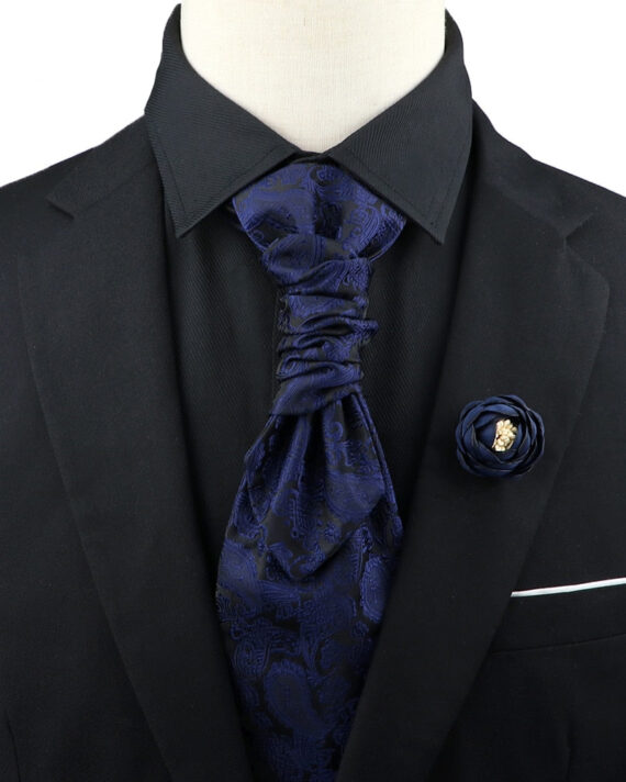 Premium Paisley Tie Brooch Set