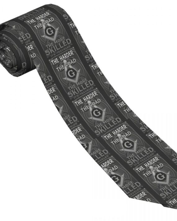 Masonic Print Tie